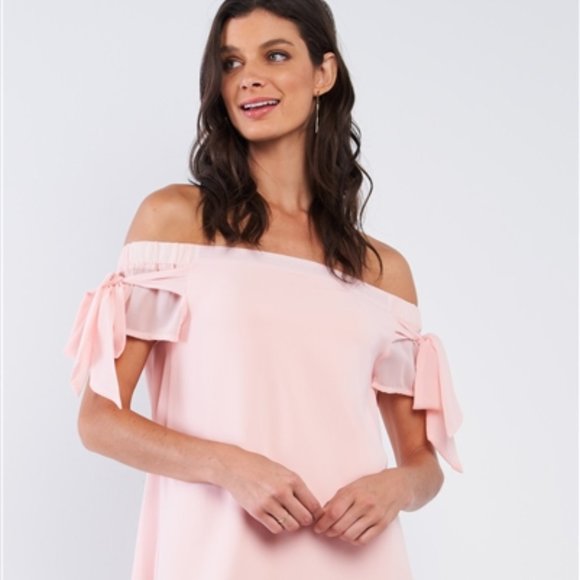 Dresses & Skirts - Peach Pink Loose Dress